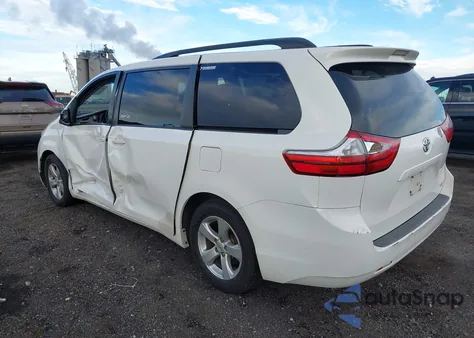 2016 Toyota Sienna Le 8 Passenger from USA, damaged, VIN 5TDKK3DC2GS694741